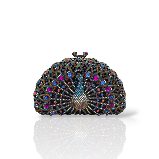 Astonishing Peacock Clutch - Fashion Vogue 