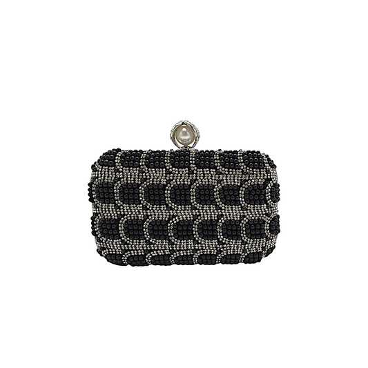 Pearl Beaded Clutch - Fashion Vogue 
